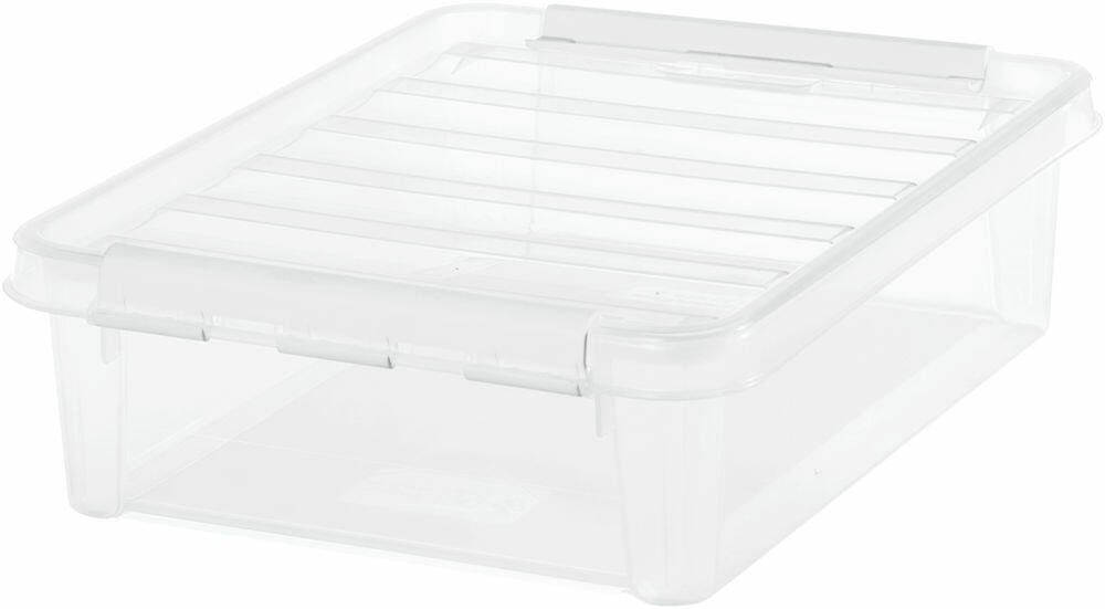 Bilde av SmartStore™ Classic 14 oppbevaringsboks Classic 14 oppbevaringsboks. Kan stables og har lokk med sneppertlås. Ypperlig til oppbevaring i garasje, loft eller bod.