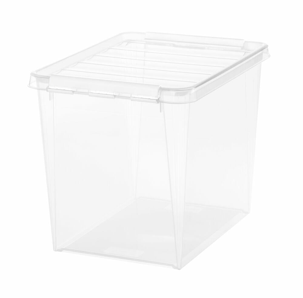Bilde av SmartStore™ Classic 16 oppbevaringsboks Classic 16 oppbevaringsboks. Kan stables og har lokk med sneppertlås. Ypperlig til oppbevaring i garasje, loft eller bod.