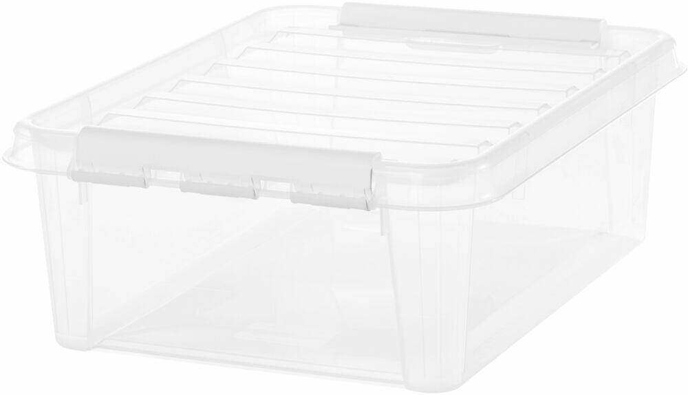 SmartStore™ Classic 24 oppbevaringsboks Kan stables og har lokk med sneppertlås. Ypperlig til oppbevaring i garasje, loft eller bod.
