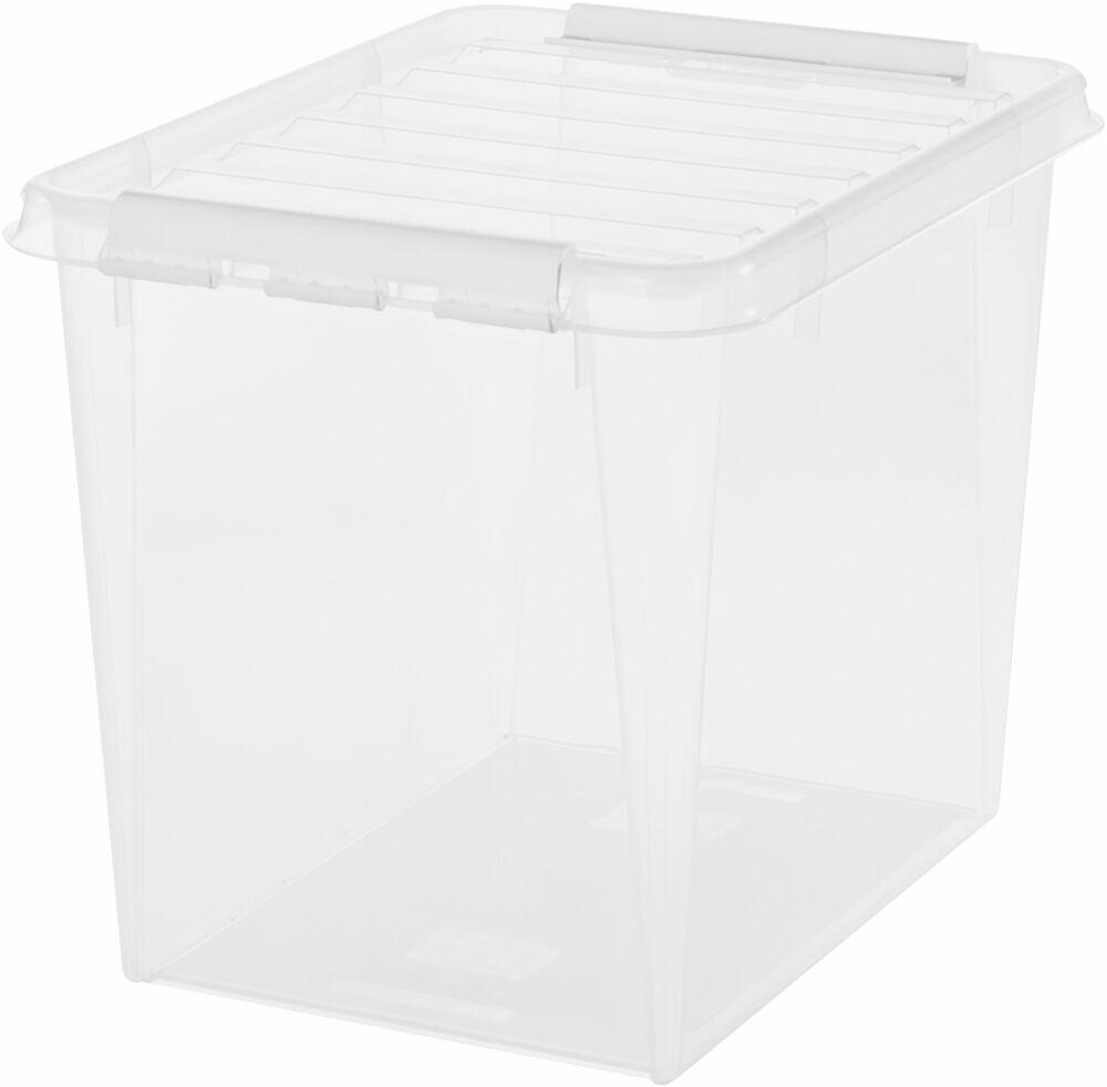 Bilde av SmartStore™ Classic 50 oppbevaringsboks Oppbevaringsboks laget av polypropylen, tåler ned til -40 og +120 grader. Med lokk og klips. Ypperlig til oppbevaring i garasje, loft eller bod.