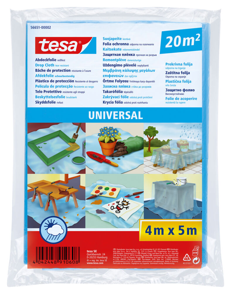 Tesa Universal dekkfolie 20 m²