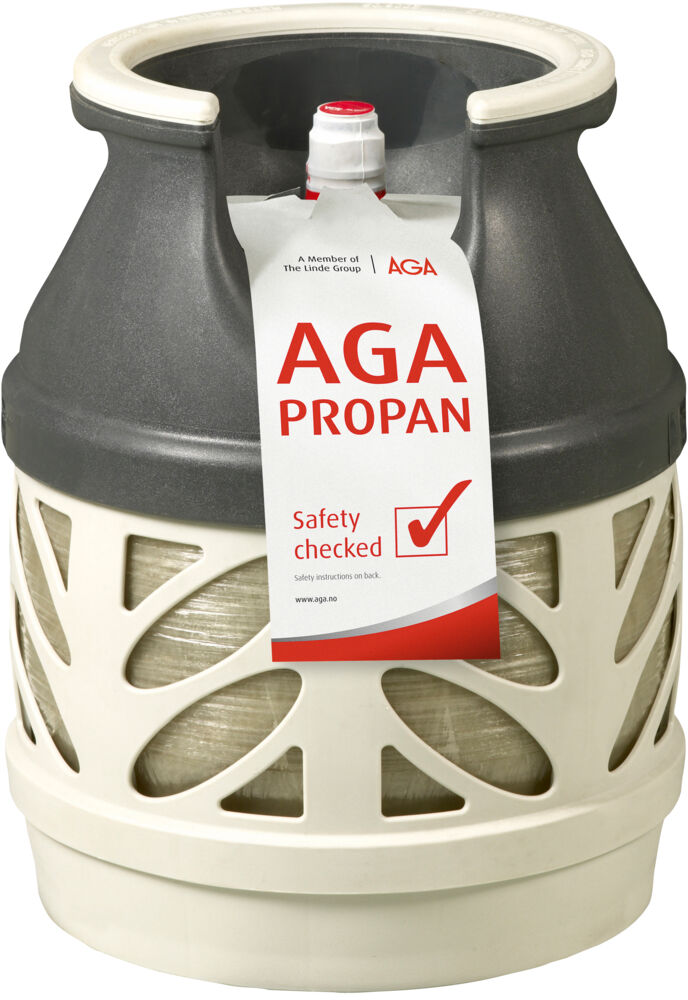 Produkt miniatyrebild AGA Propanfylling for Husholdning kompositt gassbeholder
