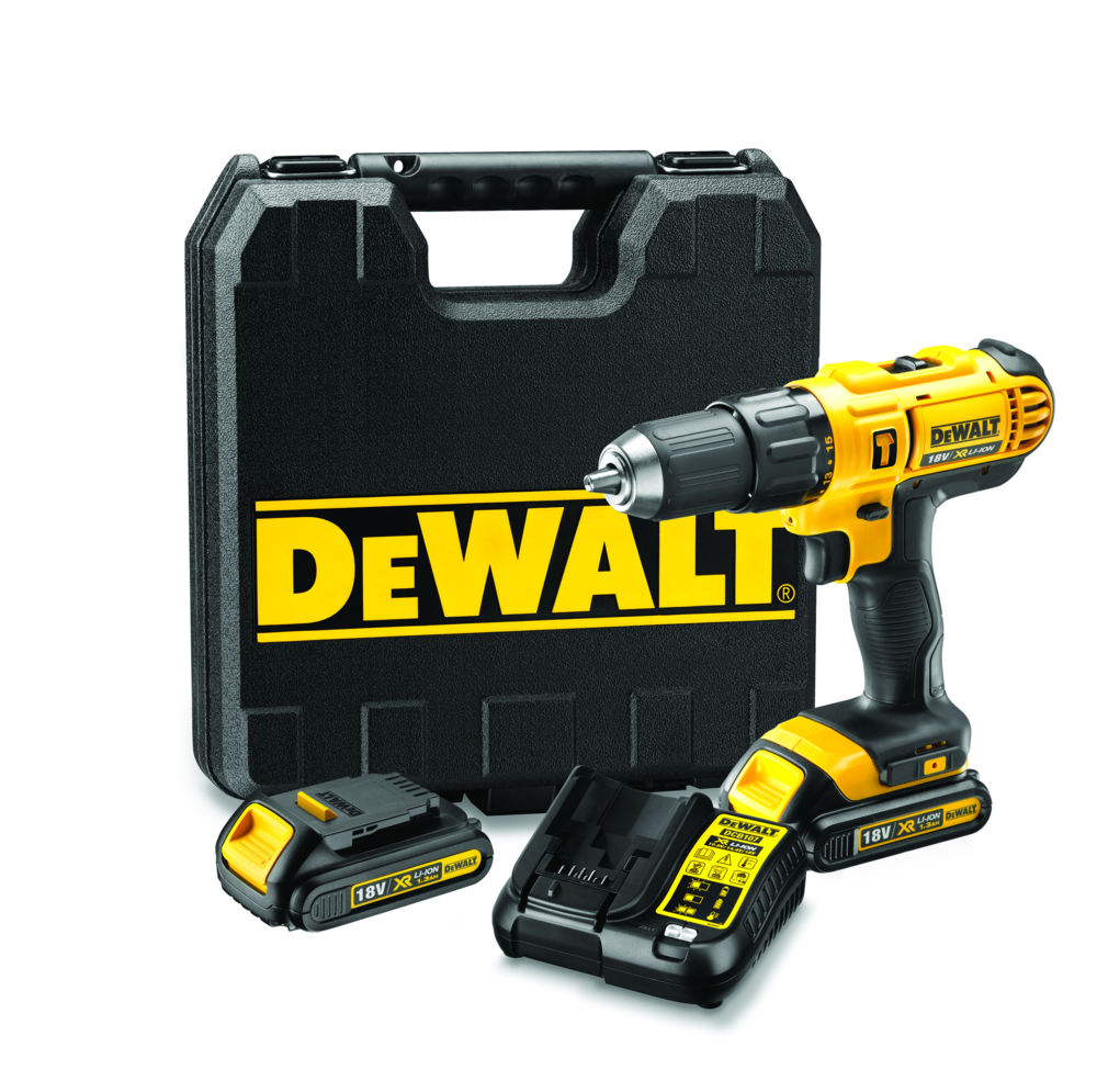 Produkt miniatyrebild DeWalt  DCD776C2 18V drill m/2 batterier
