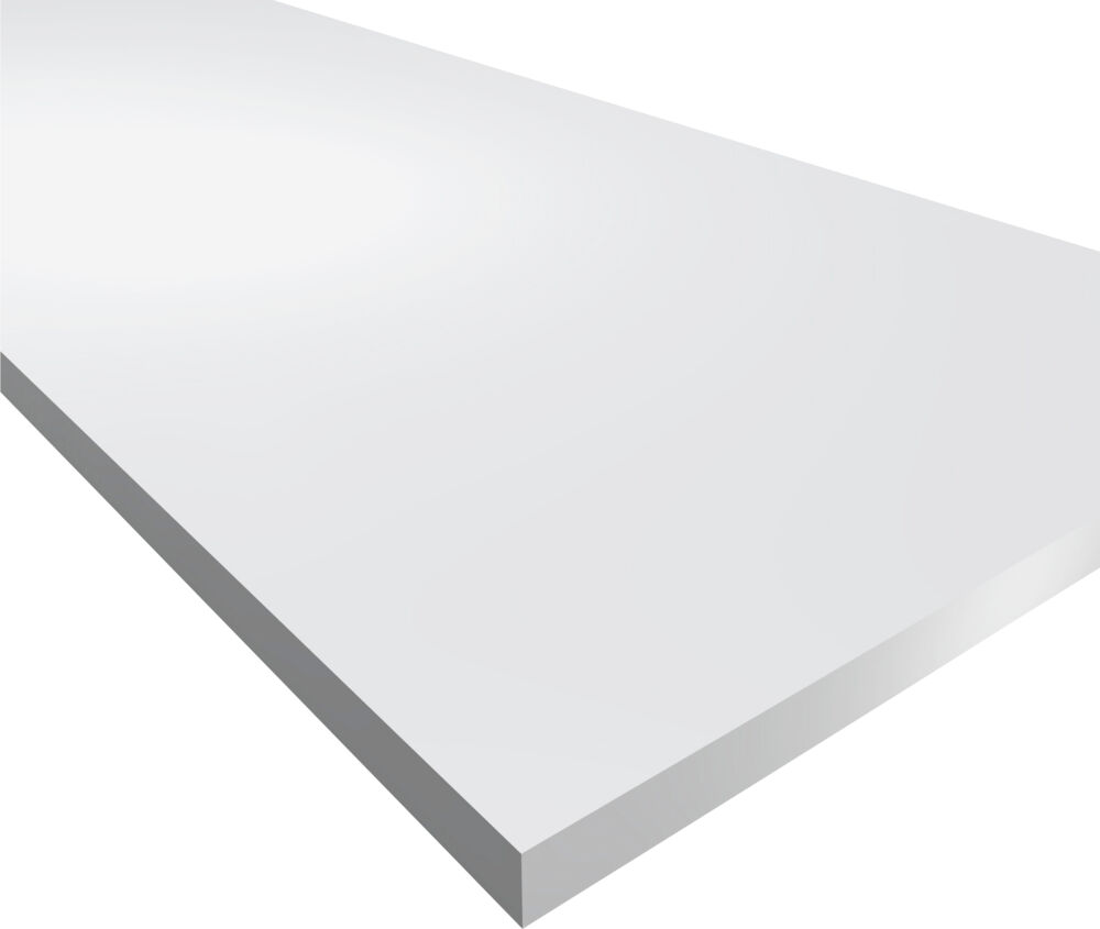 Produkt miniatyrebild 18x500 Melaminplate hvit