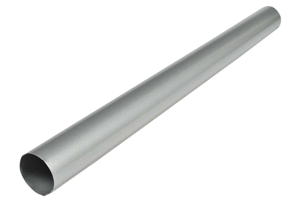 ISOLA NEDLØPSRØR STÅL SILVER 3M 75MM