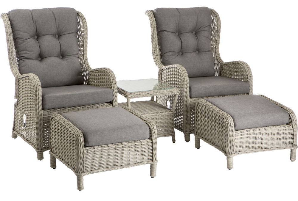 Produkt miniatyrebild Hidra recliner ørelapp hagesett
