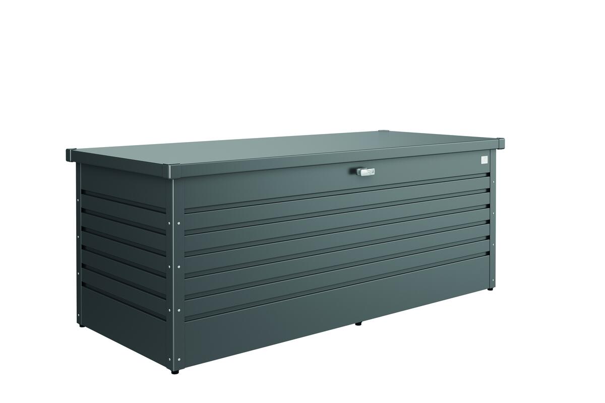 Produkt miniatyrebild Biohort LeisureTime Box 180 mørk grå putekasse