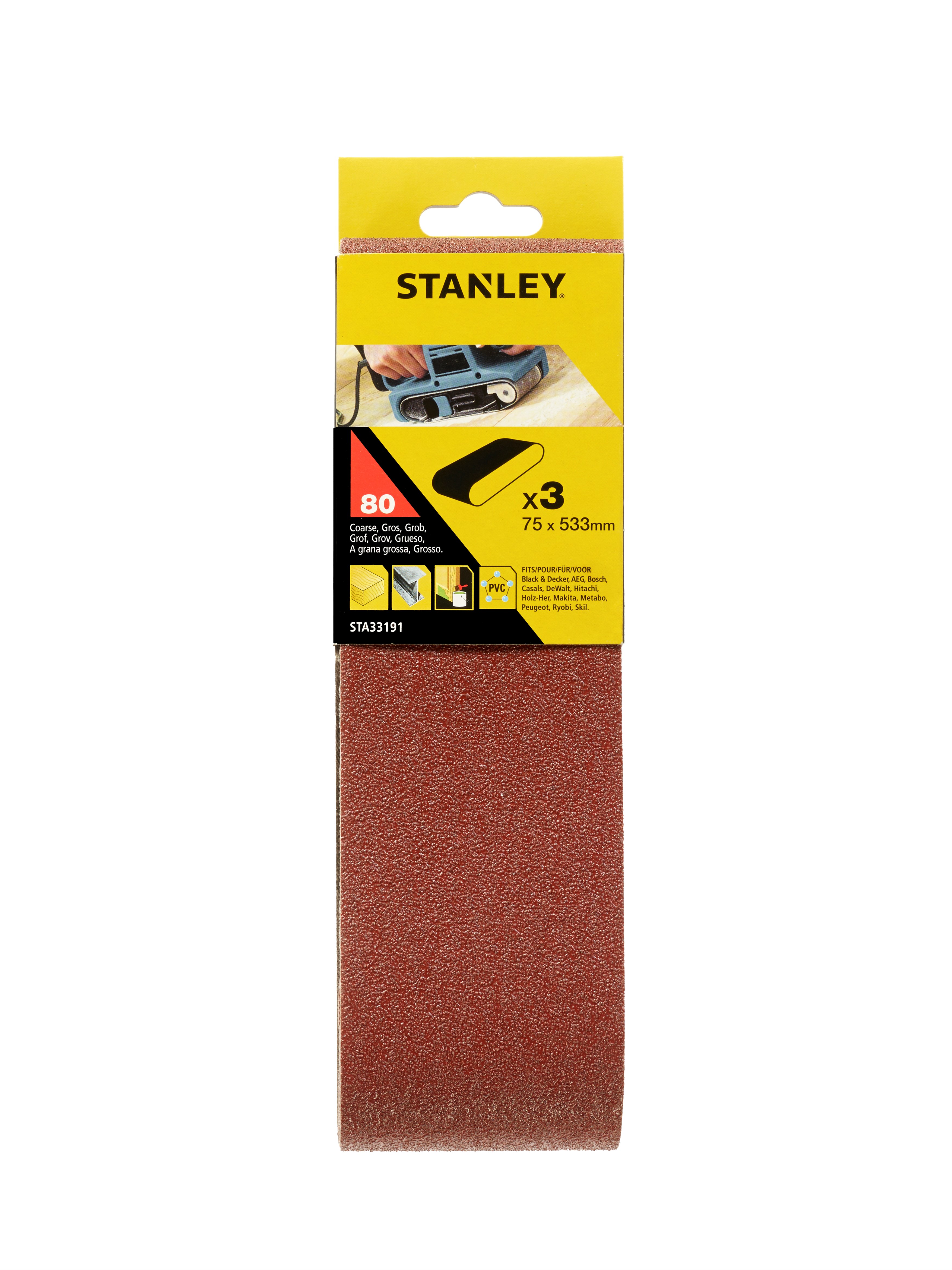 Produkt miniatyrebild Stanley STA33191 Slipebånd