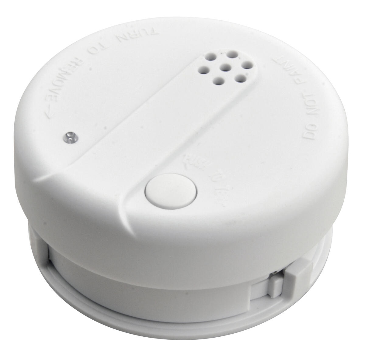Røykvarsler mini optisk Mini-røykvarsler med opp til 3 års drift på 3 stk CR2450-batteri (inkl.)