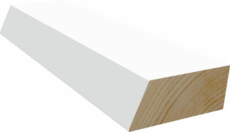 Bilde av 18X45 Taklist Tidløs Bomull Tidløs Taklist Malt Bomull