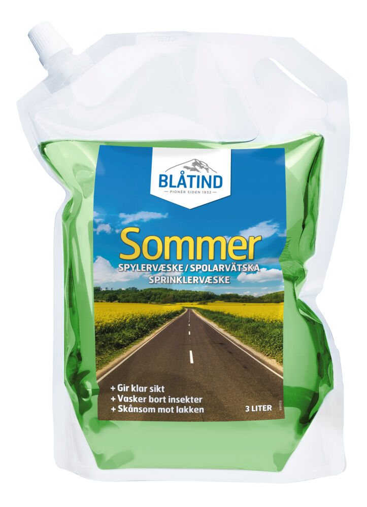 Blåtind sommerspylervæske