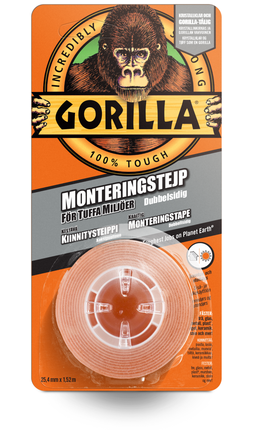 Produkt miniatyrebild Gorilla monteringstape 1,5 m