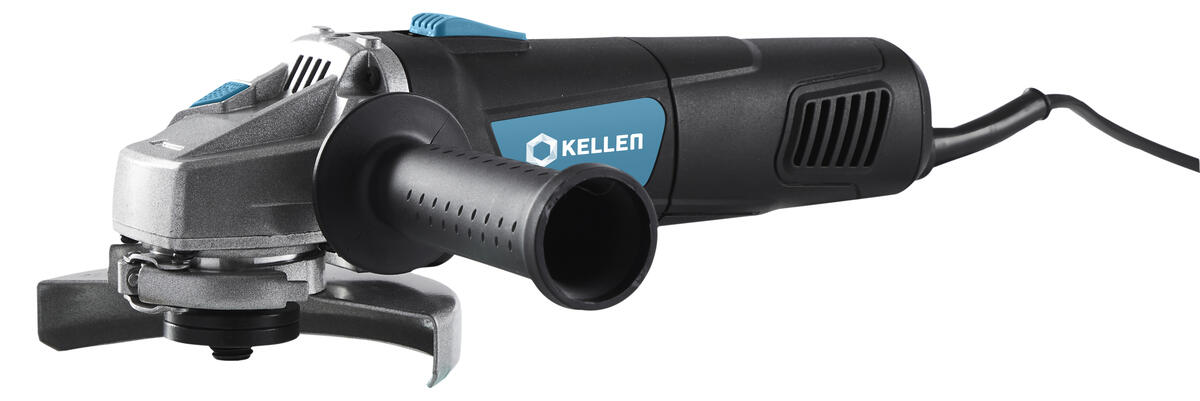 Bilde av Kellen vinkelsliper 125 mm Prisgunstig 125 mm vinkelsliper for enkle kapp, slip og overflatebehandligs jobber.