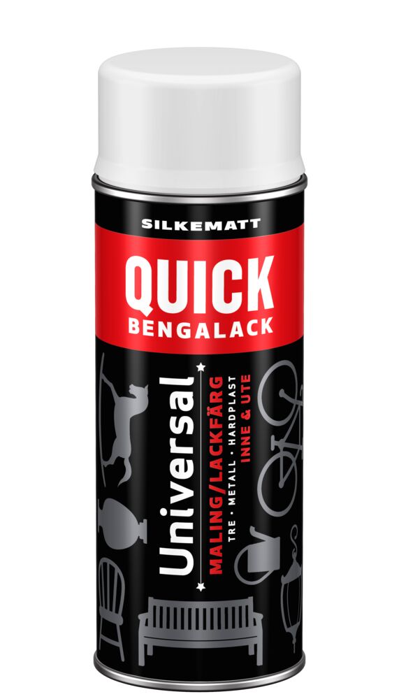 Quick Bengalack Universal silkematt spraylakk