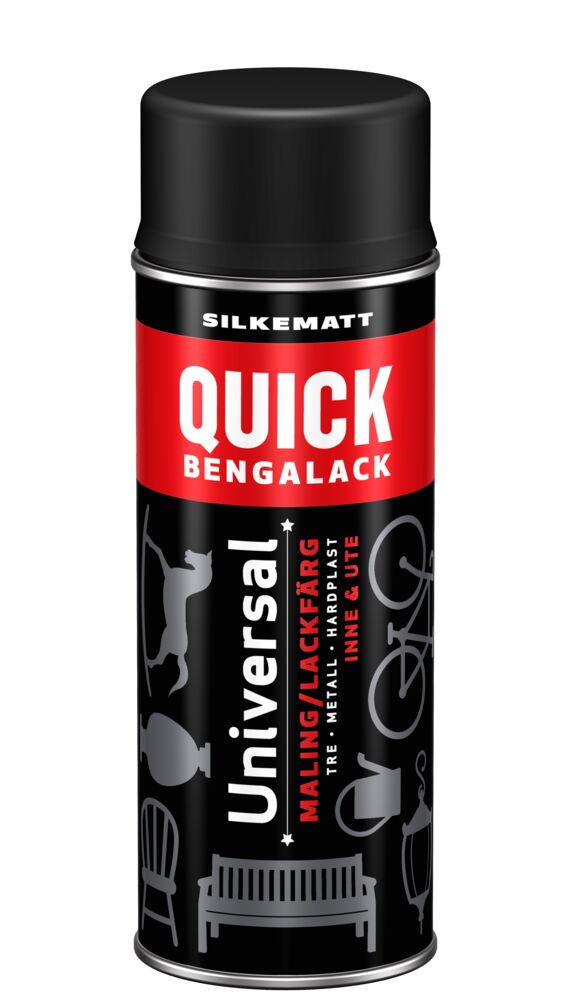 Produkt miniatyrebild Quick Bengalack Universal silkematt spray