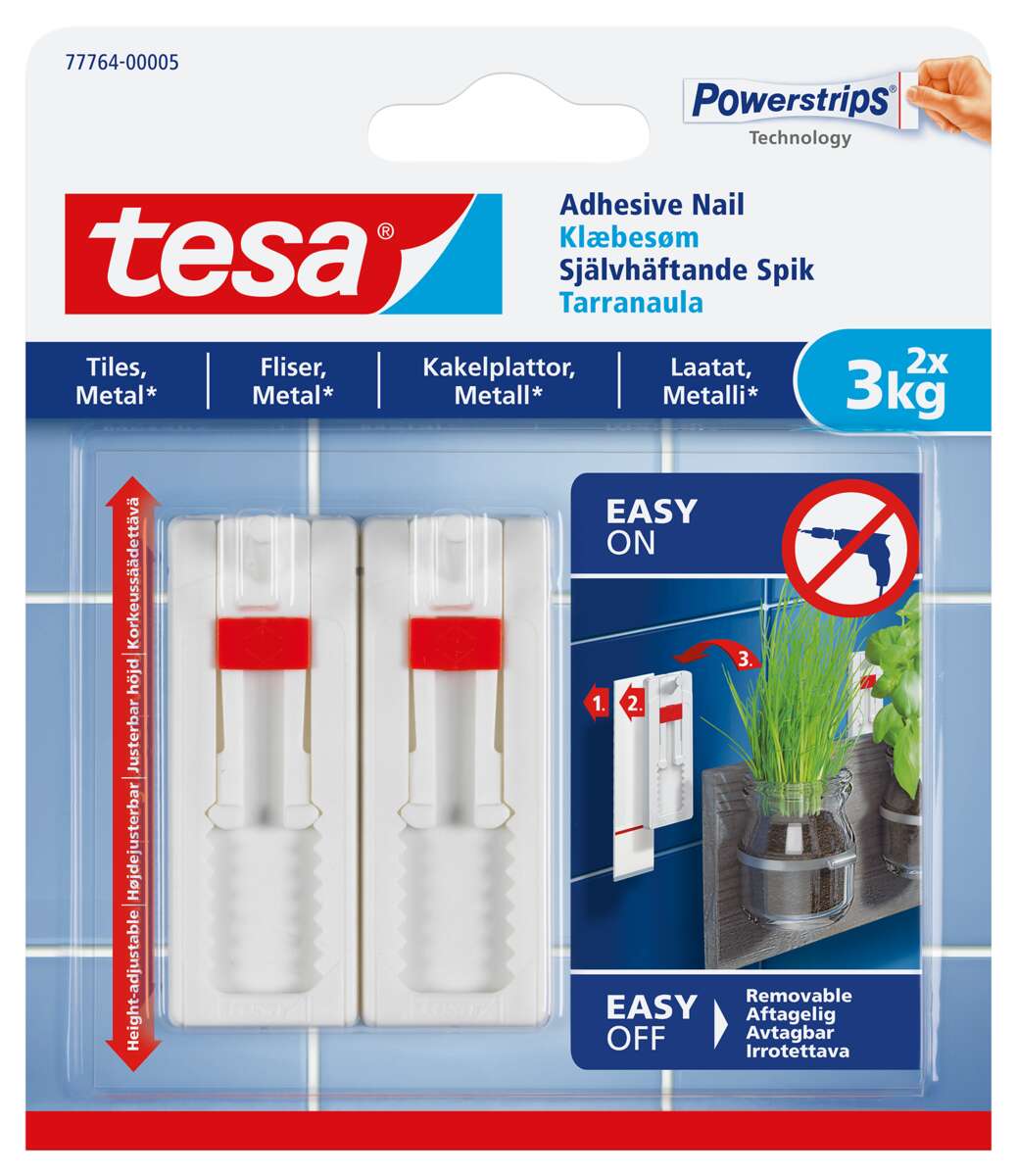 Tesa justerbar limspiker for fliser og metall