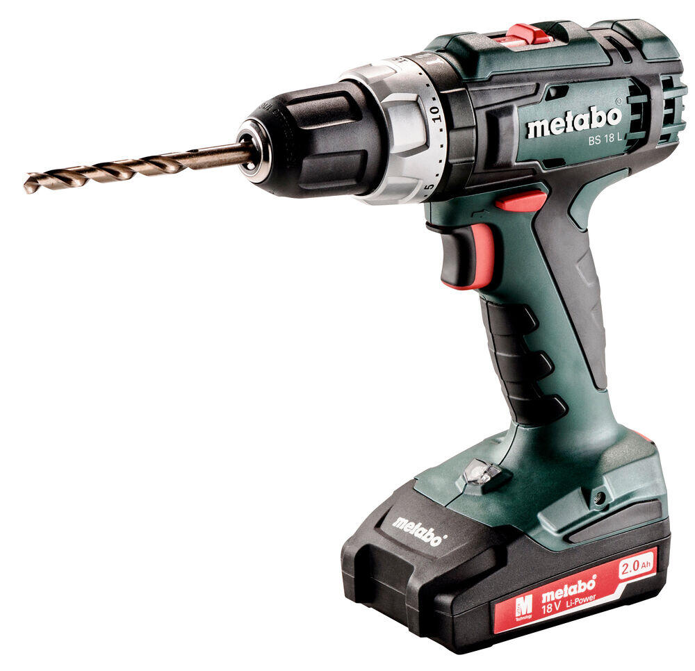 Metabo BS 18V L drill m/batterier