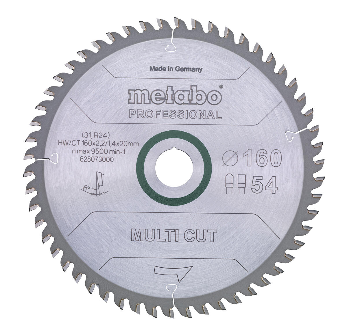 Produkt miniatyrebild Metabo 216x30 Z64 FZ/TZ 10° sagblad