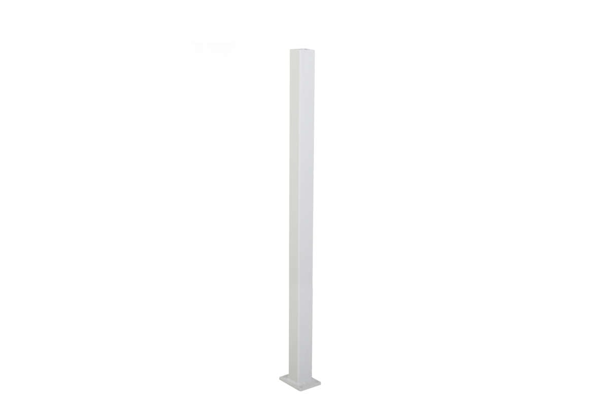Stolpe Krifon Aluminium med Hatt Hvit
