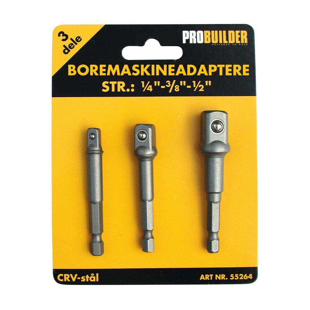 Pipeholdersett f/drill 3 stk