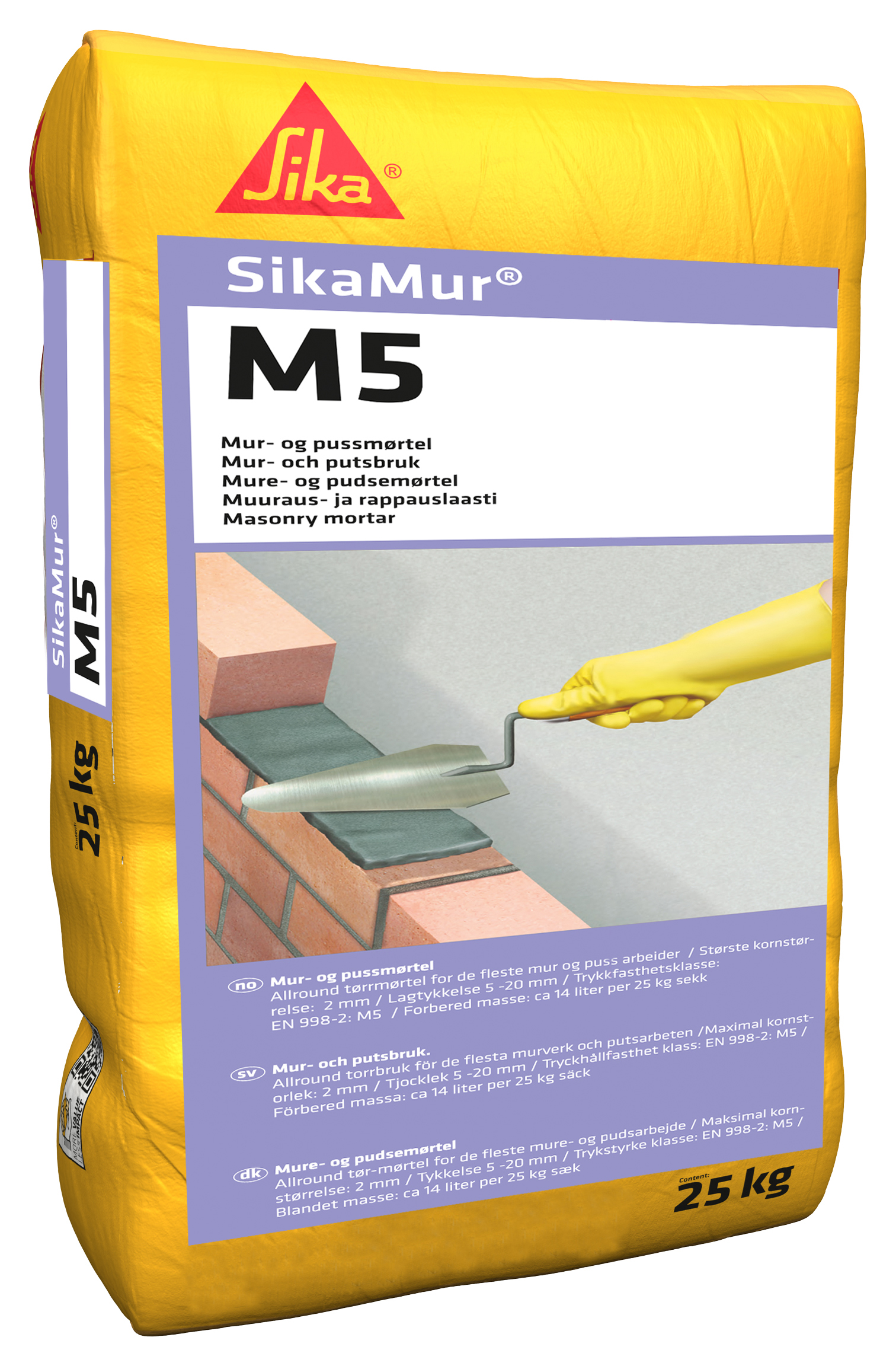 Produkt miniatyrebild SikaMur M5 mur- og pussmørtel