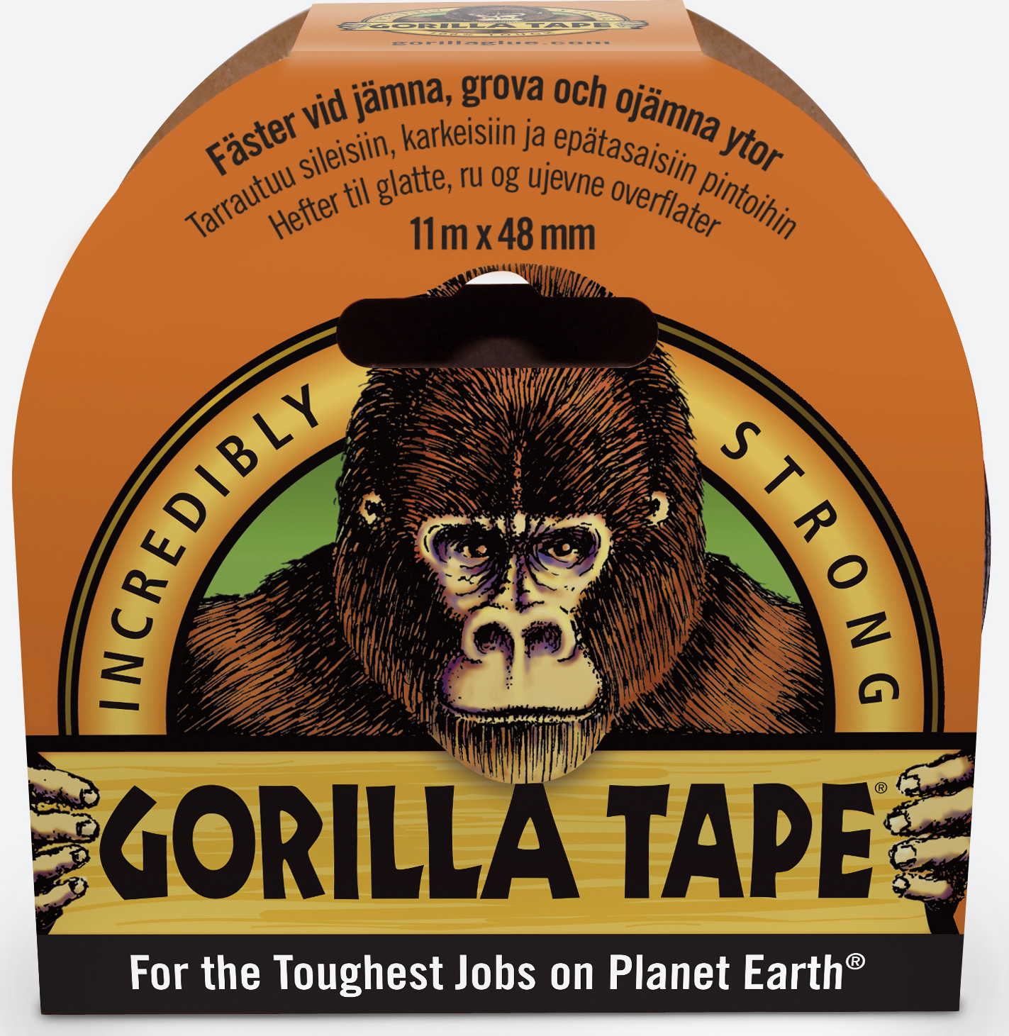 Produkt miniatyrebild Gorilla tape lerret, svart