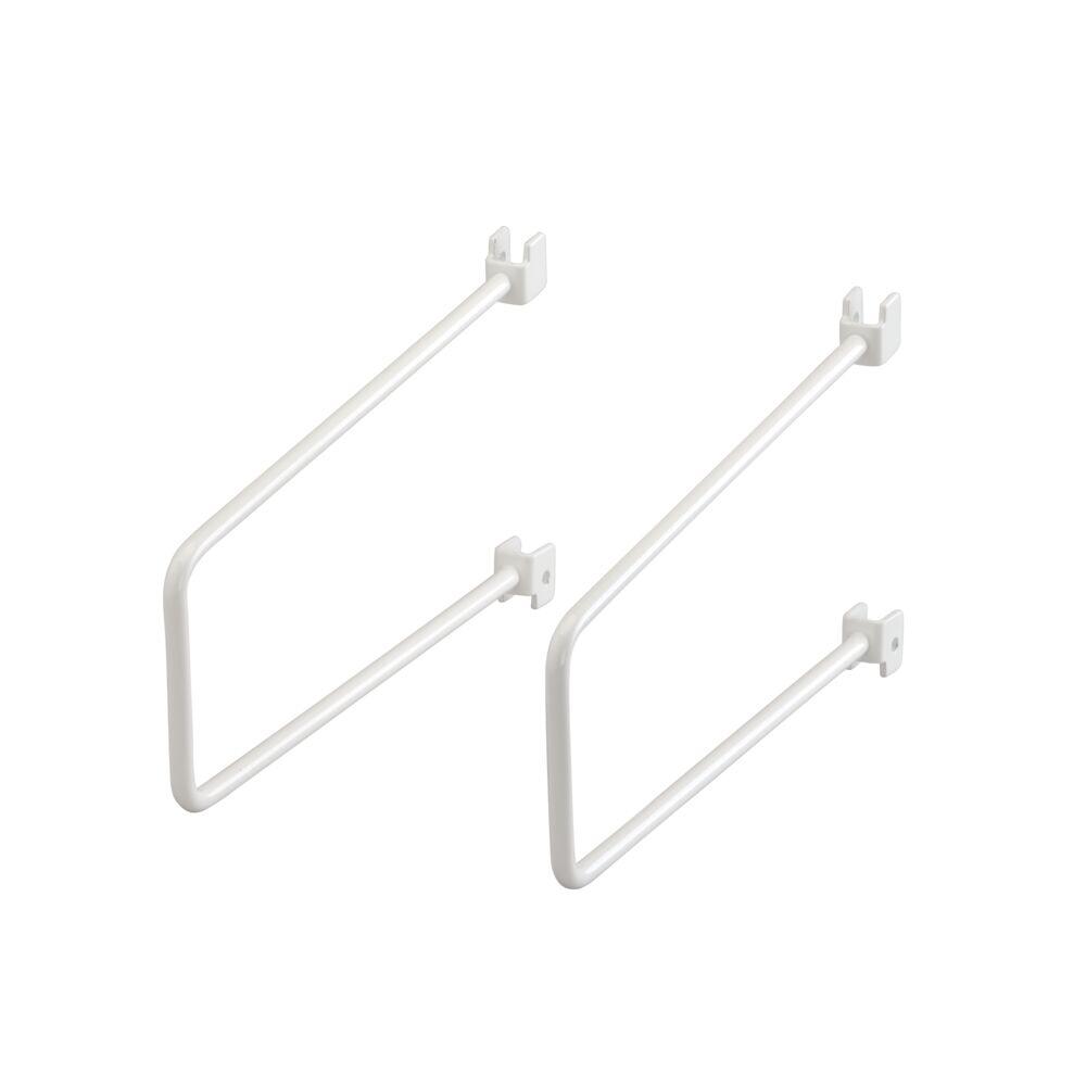 Produkt miniatyrebild Elfa bokstøtte for hengeskinne 200 mm hv