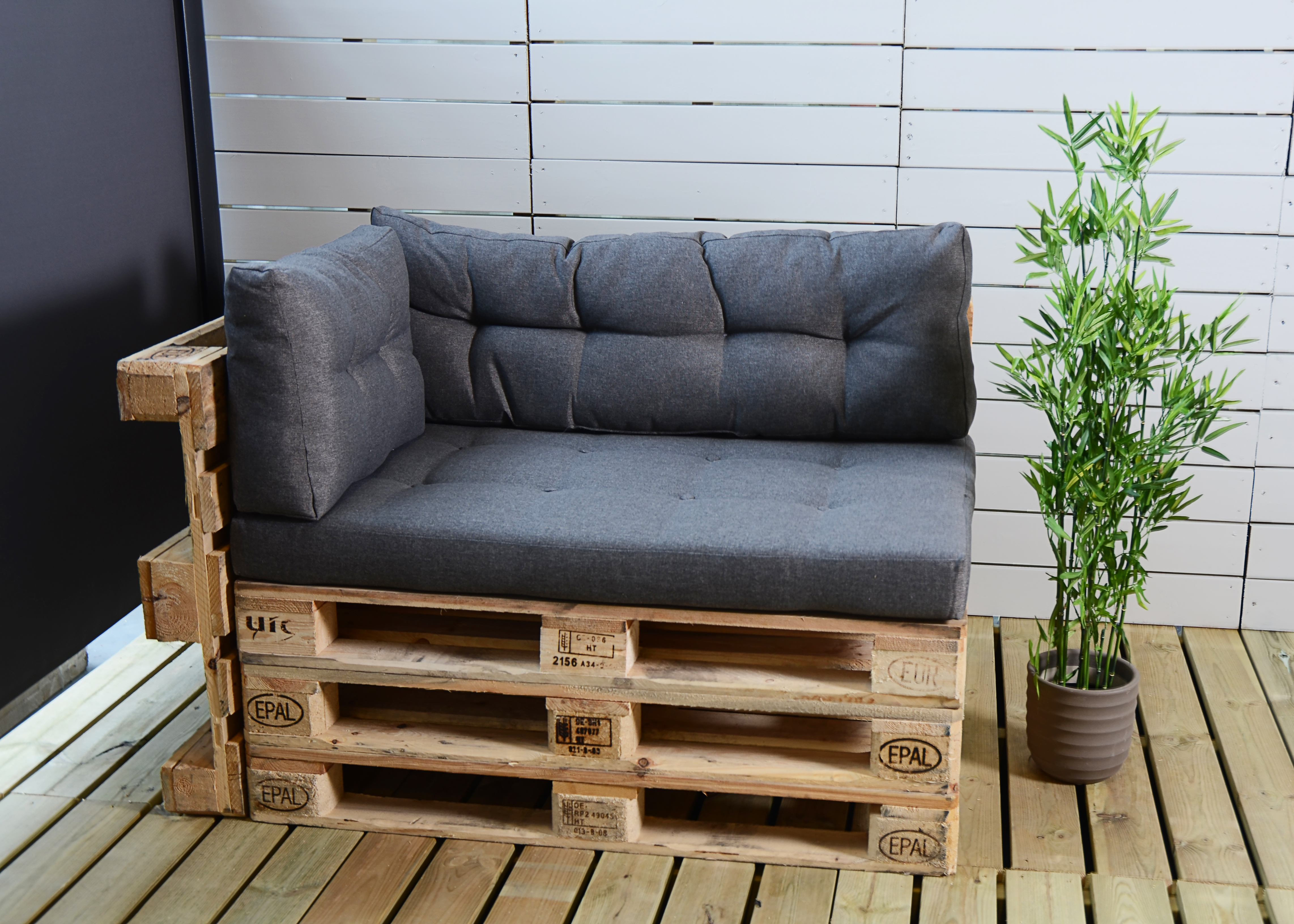Produkt miniatyrebild Putesett for pall, 3 deler