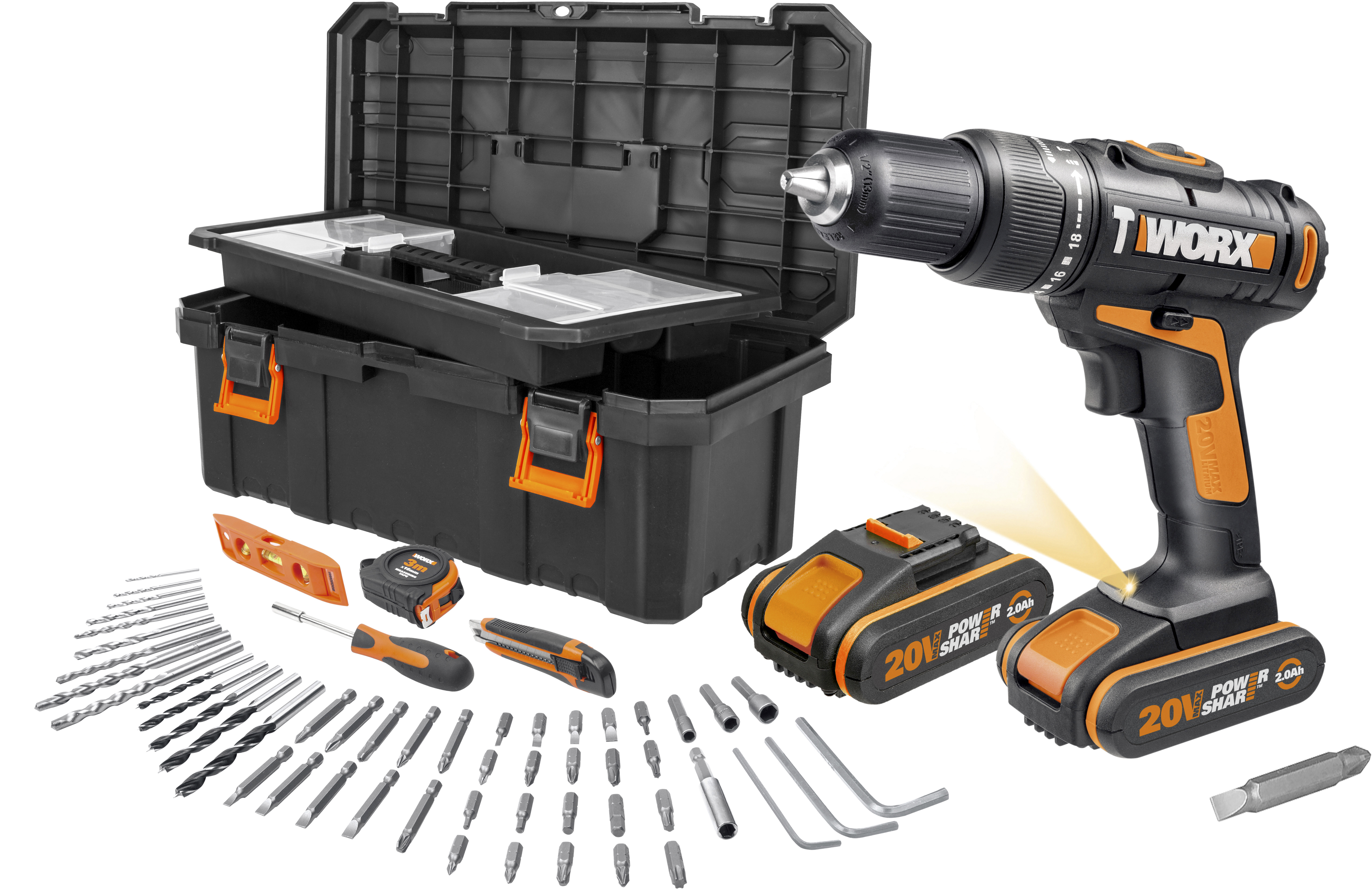 Produkt miniatyrebild Worx WX371.5 slagdrill