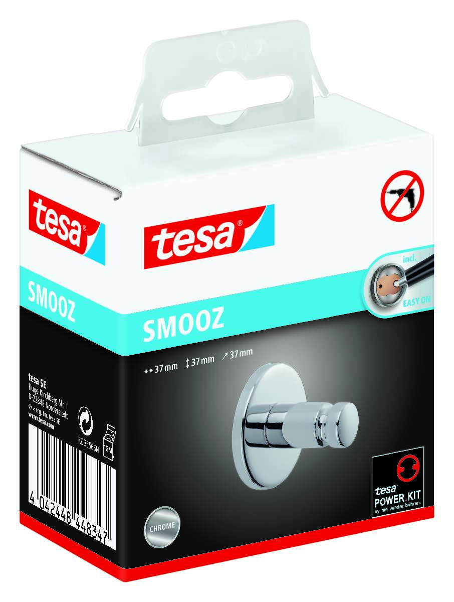 Håndkletrekrok Tesa Smooz Liten Tesa