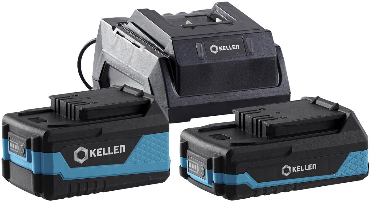 Produkt miniatyrebild Kellen spikerpistol + Lader og batteri