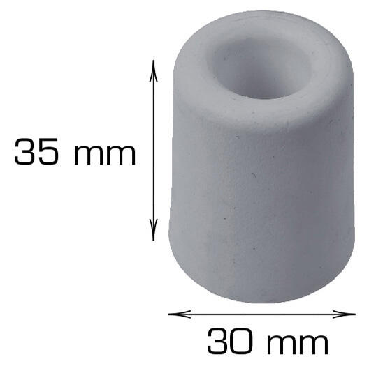 Bilde av Dørstopper gummi 35mm Dørstopper. Mål: H: 35 mm. Materiale: Gummi.