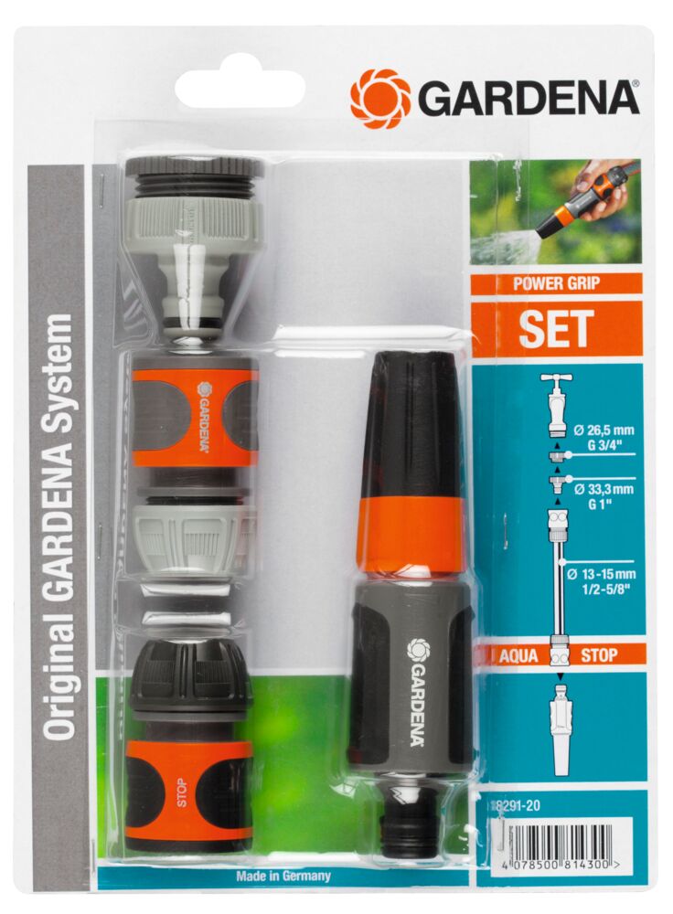 Produkt miniatyrebild GARDENA Startsett med 1/2 krankobling