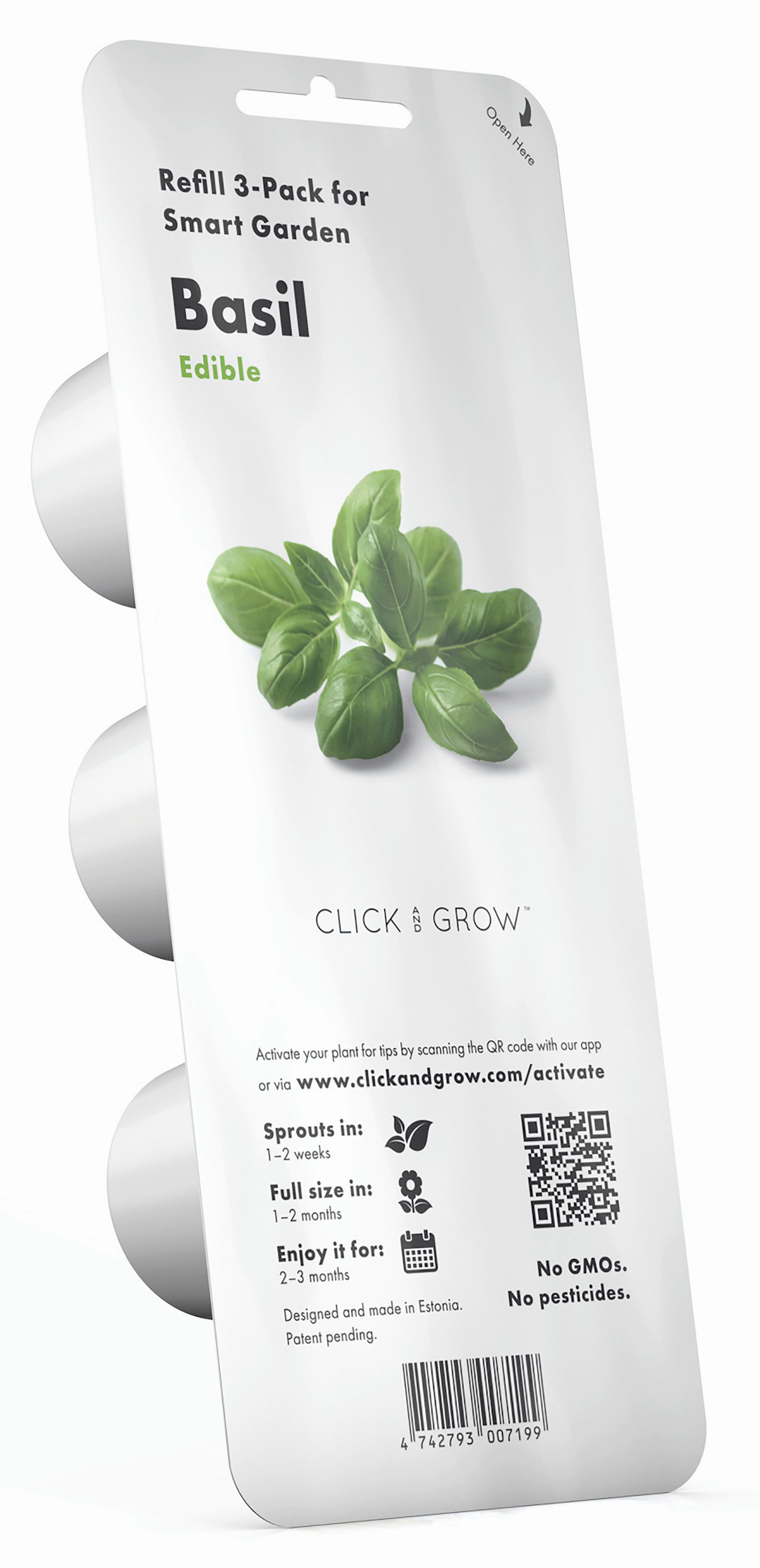 Produkt miniatyrebild Click&Grow refill basilikum