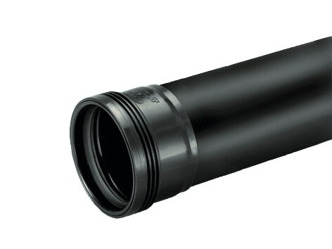 Wafix 110 x 3.8 x 3000mm sort PP rør