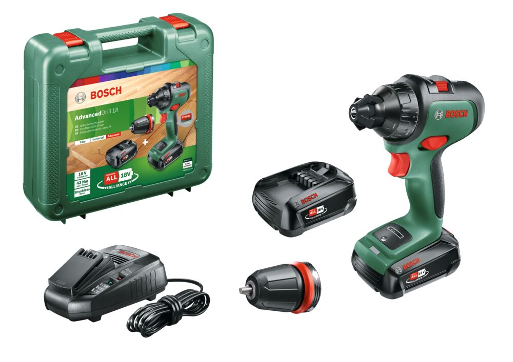 Bosch Advanced drill m/batteri