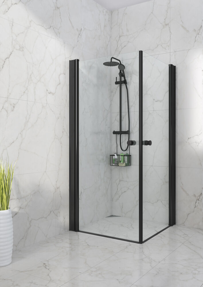 Produkt miniatyrebild Duxa Elegant rette dusjdører 2 stk