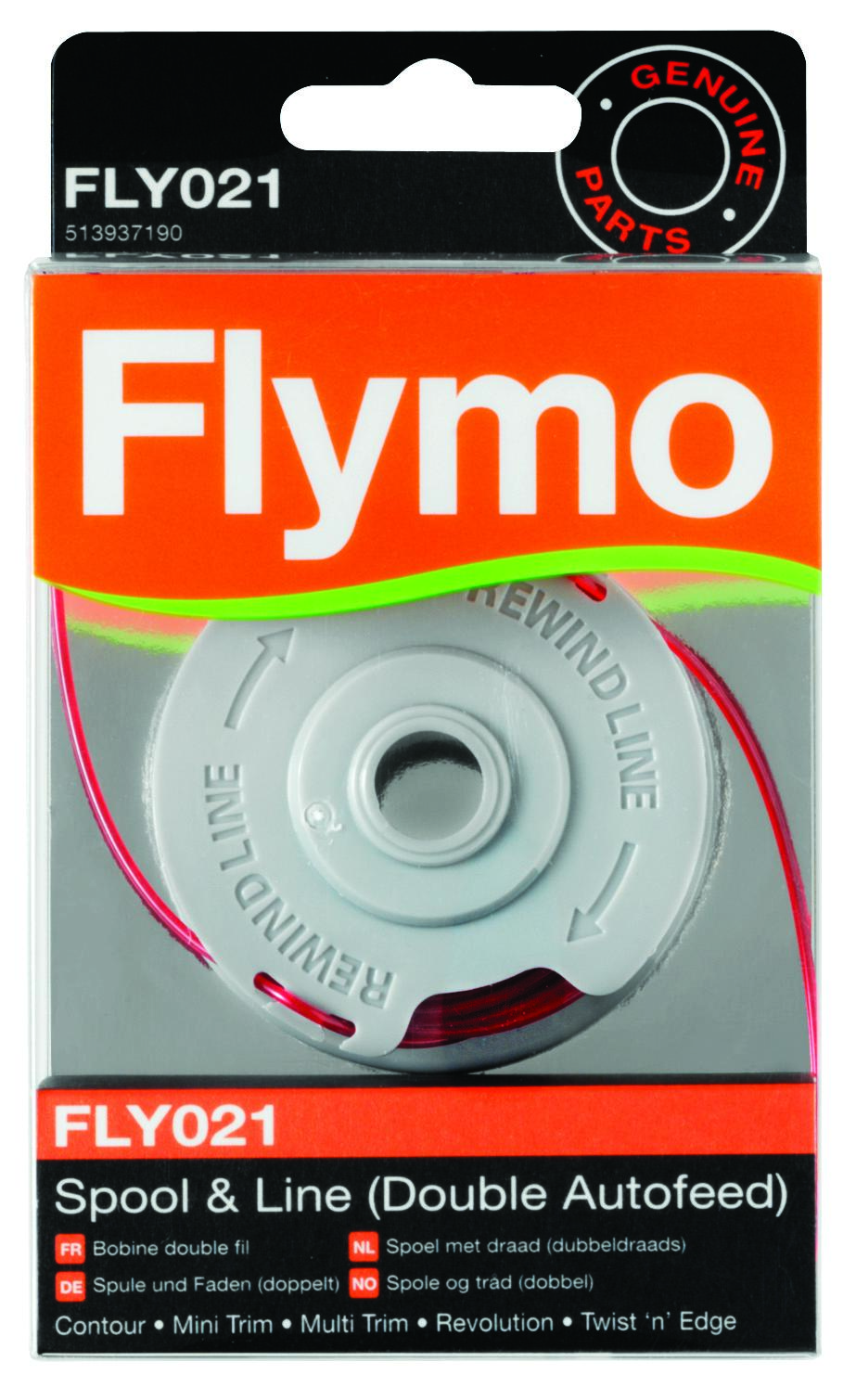 Produkt miniatyrebild Flymo spole og tråd dobbel autofeed