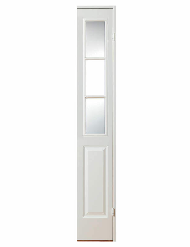 Harmonie Ask Glass Klassisk hvit innerdør 80X200 CM