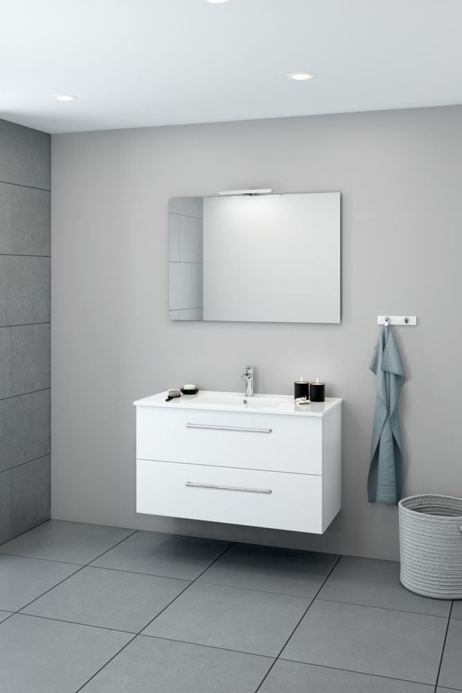 Produkt miniatyrebild Bianca baderomsinnredning med speil