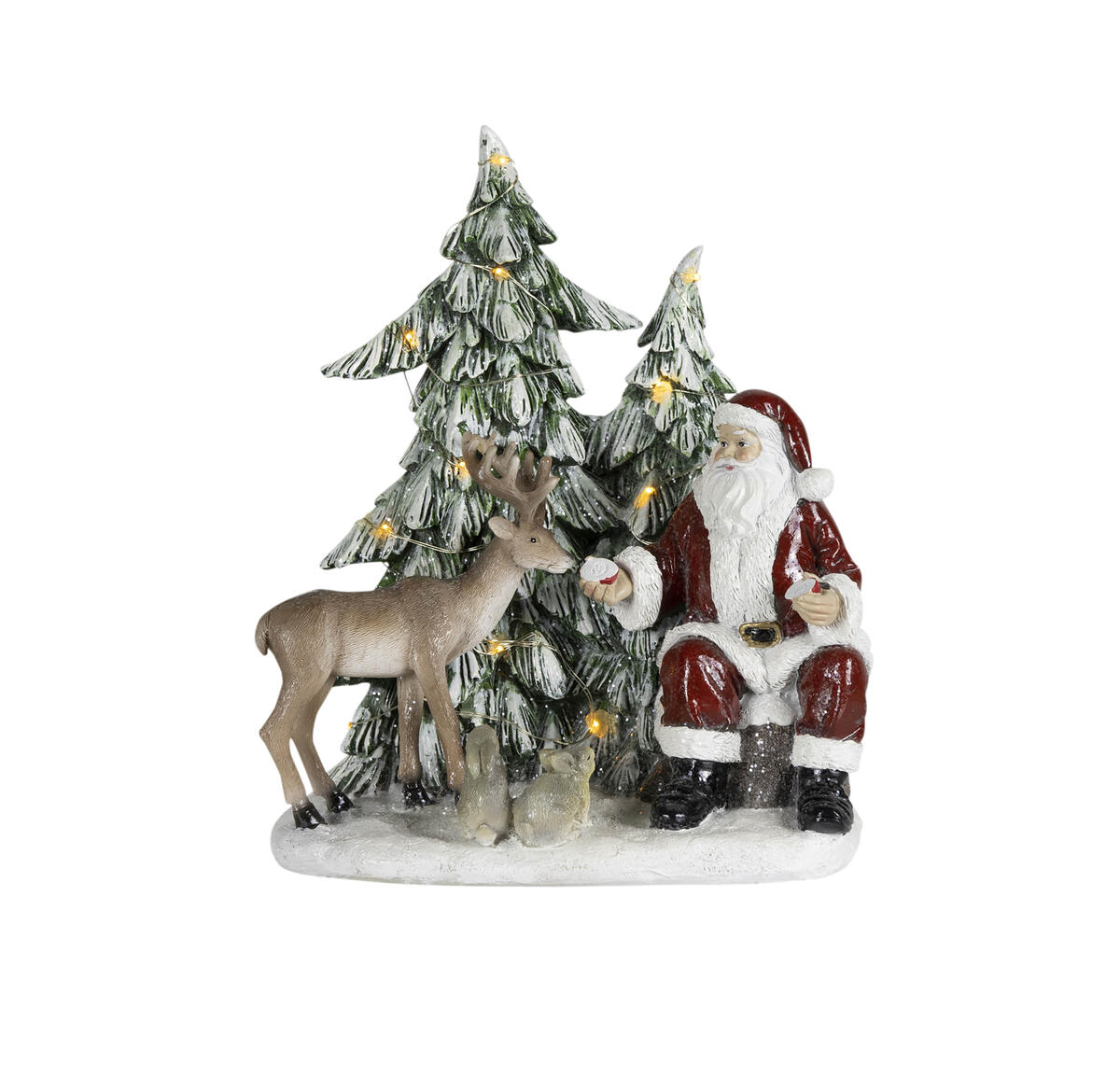 Produkt miniatyrebild Nisse & reinsdyr dekorasjon