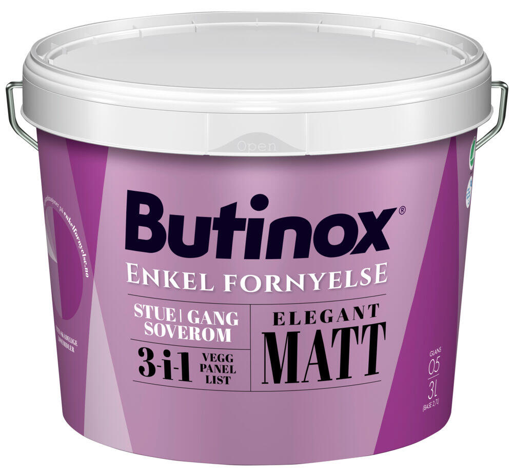 Produkt miniatyrebild Butinox Elegant matt interiørmaling