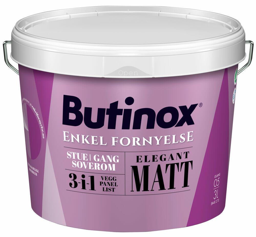 Produkt miniatyrebild Butinox Elegant matt interiørmaling