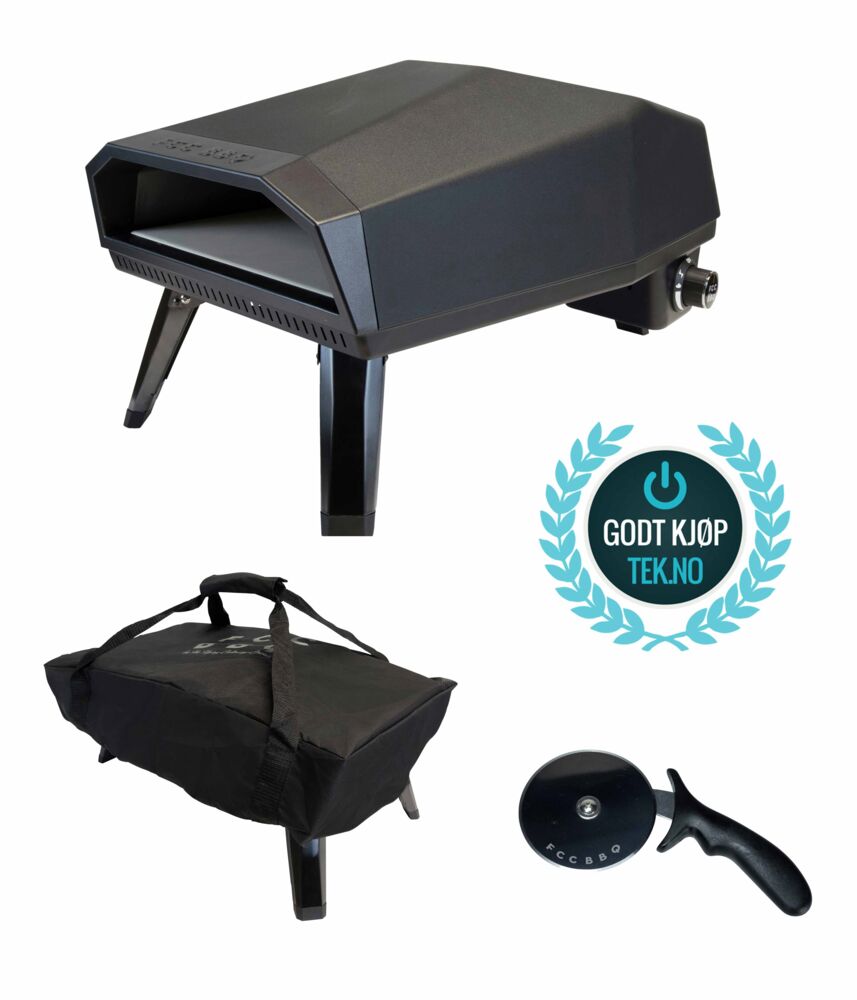 Produkt miniatyrebild FCC BBQ Pizza Chef Black Limited Edition pizzaovn
