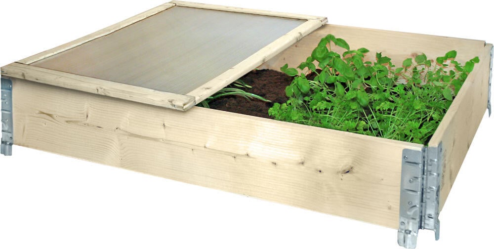 Nyby drivhuslokk med treramme