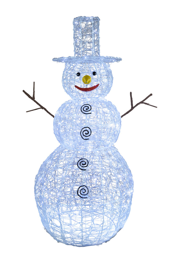 Produkt miniatyrebild Akryl snømann 125cm
