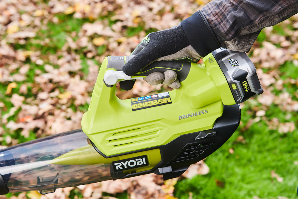 Produkt miniatyrebild Ryobi Løvblåser ONE+ 18V RY18BLXA-0