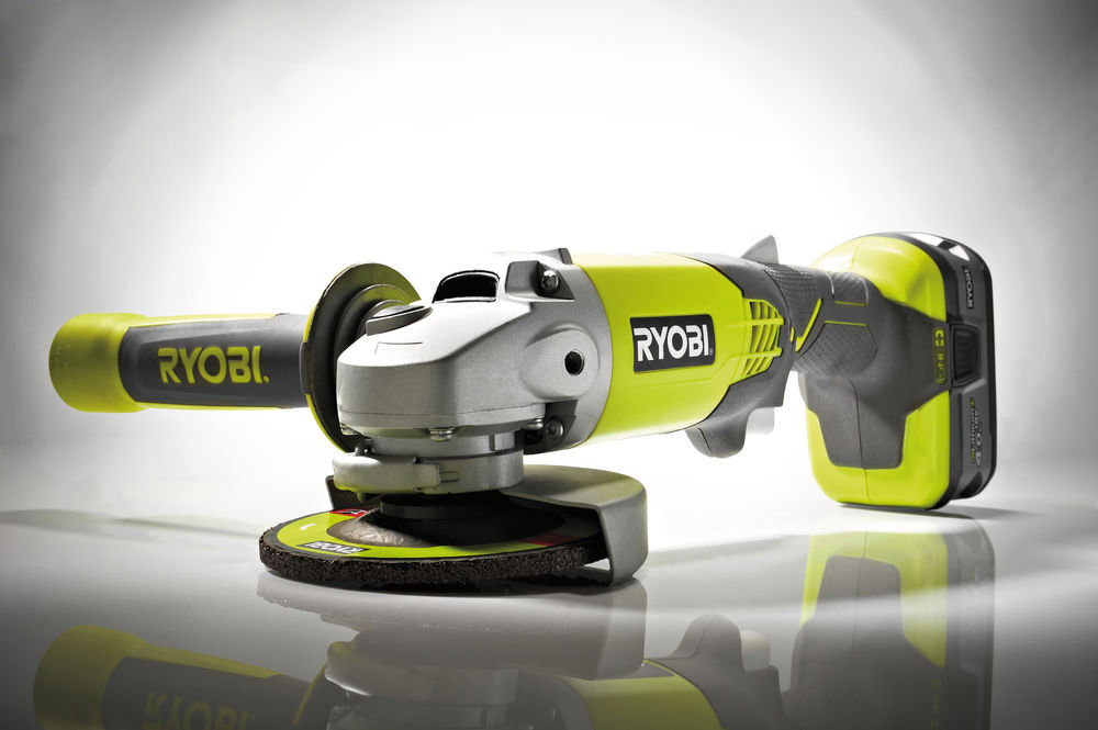 Produkt miniatyrebild Ryobi R18AG-0 vinkelsliper