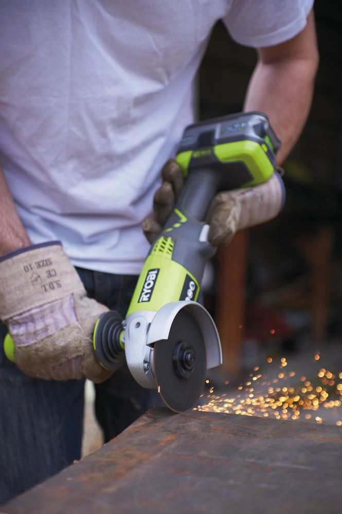 Produkt miniatyrebild Ryobi R18AG-0 vinkelsliper