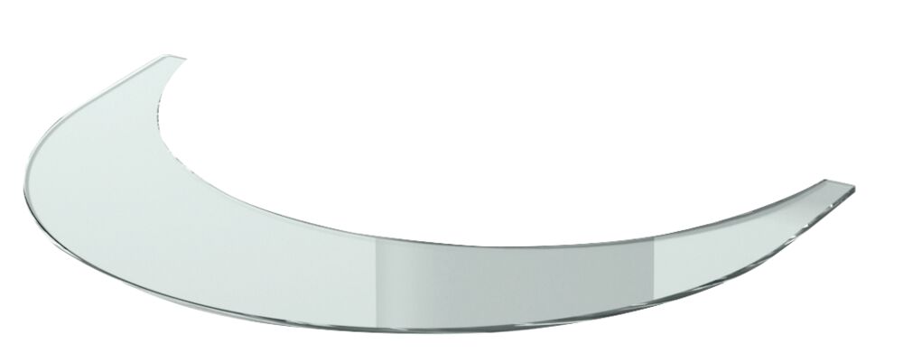 Produkt miniatyrebild Nordpeis Me Pedestal gulvplate i klart glass